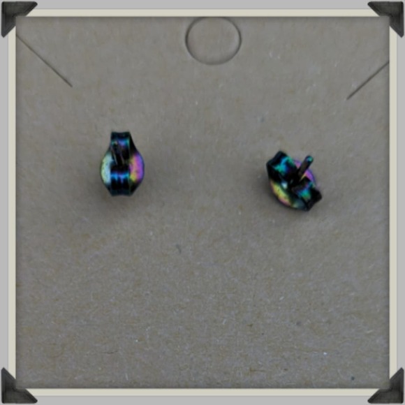 Handmade Cuss Word Post Earrings. 12mm. Cuss Word Jewelry - B!tch Please! - Picture 5 of 5